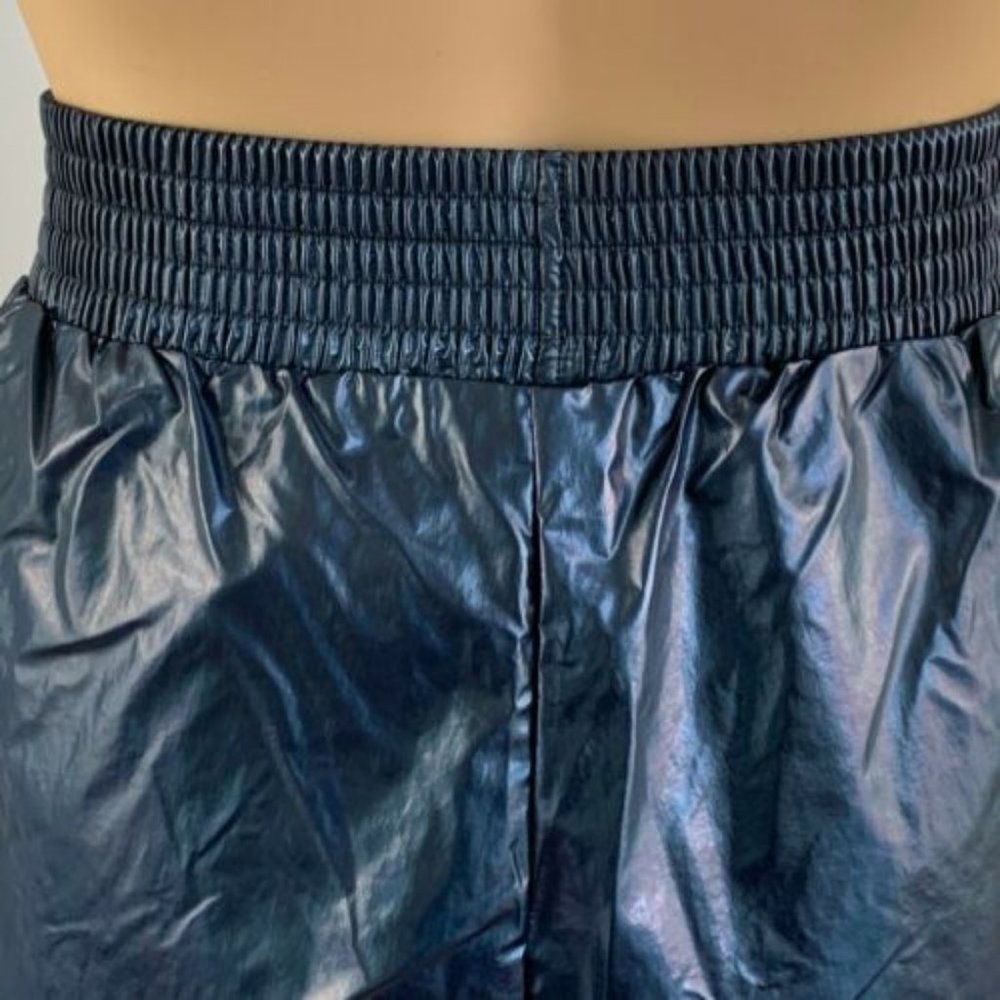 NWT VS Sz L Sports Blue Metallic Joggers Cargo - Picture 3 of 4